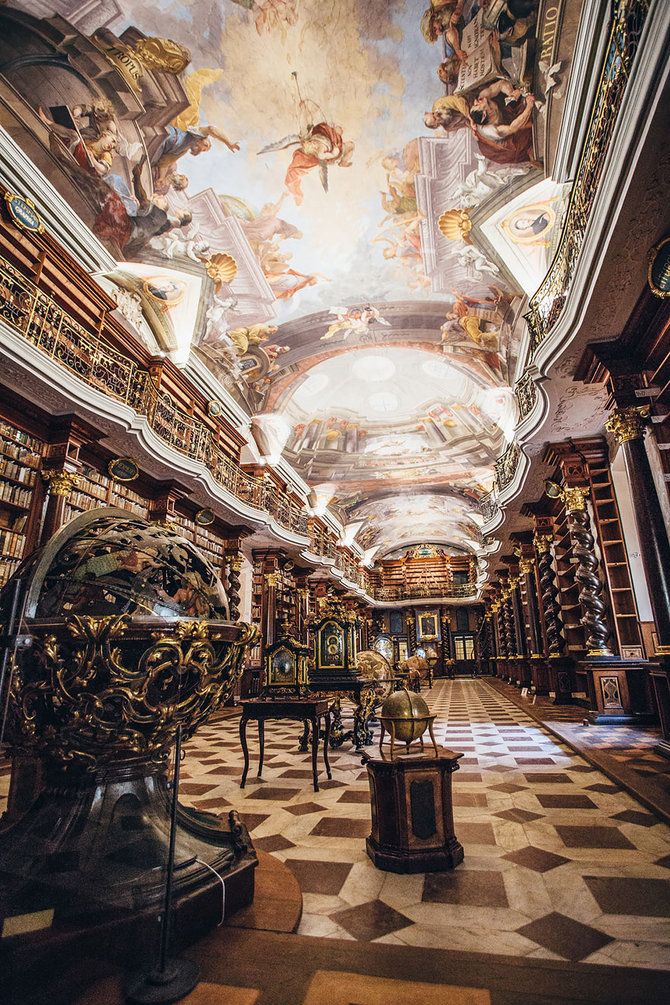 klementinum library praha ceko