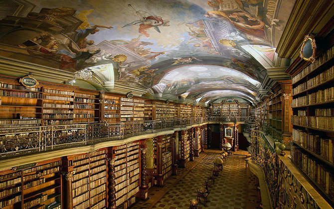 klementinum library praha ceko