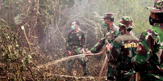 113 Perorangan dan 7 korporasi jadi tersangka pembakaran hutan