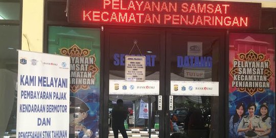 Samsat di kecamatan cuma layani pajak yang telat maksimal 1 tahun