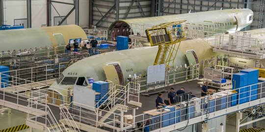 Tak dilirik industri pesawat lokal, Komponen asal RI dipakai Airbus