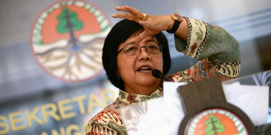 Menteri Siti mengaku dibohongi pejabat soal data hutan yang terbakar