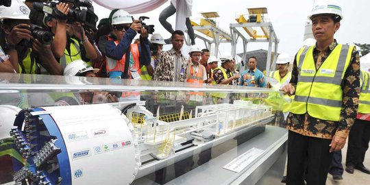 Pengeboran proyek MRT dimulai, politisi PDIP puji Jokowi