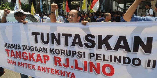 Geruduk KPK, pekerja JICT minta dugaan korupsi RJ Lino diusut