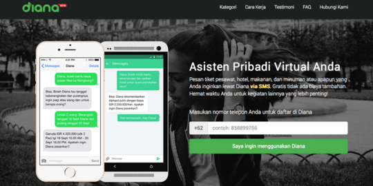 Diana, asisten virtual pribadi siap bantu kebutuhan masyarakat