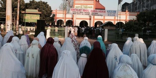 Ratusan warga Muhammadiyah Salat Idul Adha di Masjid Baitul Makmur