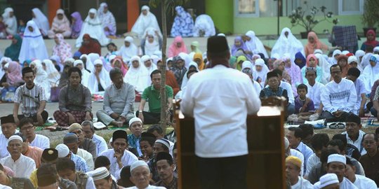 Jemaah Muhammadiyah salat Idul Adha di Ciputat