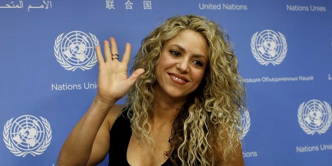 Minta investasi untuk Paud, penyanyi seksi Shakira ke markas PBB