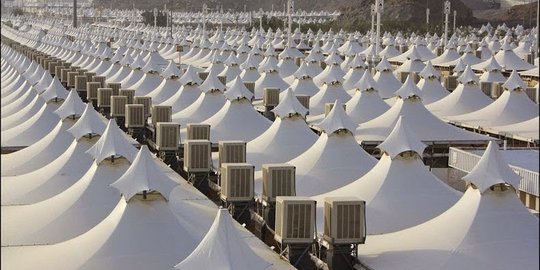 Mina, kota seribu tenda persinggahan jemaah haji seluruh dunia