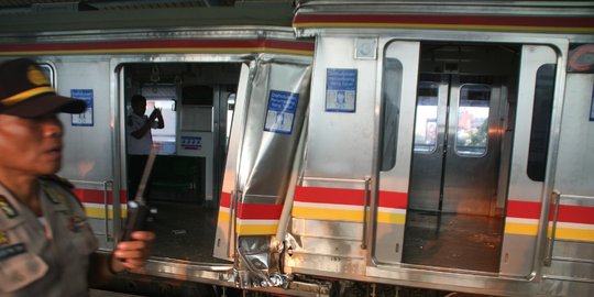 Kapolda Metro tinjau lokasi kecelakaan KRL di Stasiun Juanda