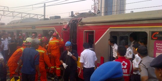Pihak Commuter Line tanggung biaya pengobatan korban tabrakan KRL