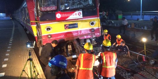 Polisi duga tabrakan KRL di Stasiun Juanda akibat masinis lalai