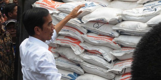 Soal rencana JK impor beras, bagi Jokowi yang penting stok aman
