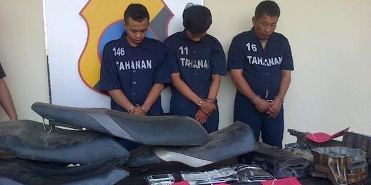 Nyamar jadi mahasiswa, 3 bandit motor di kampus diringkus polisi