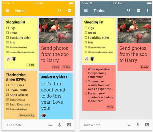 google keep