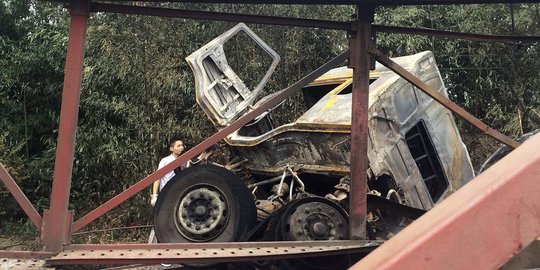 Dahsyatnya tabrakan beruntun di tol China, 22 orang tewas