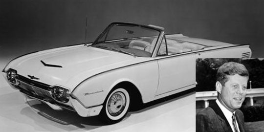 thunderbird convertible john f kennedy