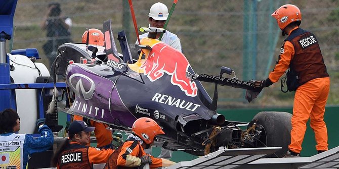 Sesi kualifikasi, pembalap Red Bull F1 alami kecelakaan parah