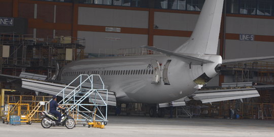 Garuda Indonesia punya hanggar berkapasitas terbesar di dunia