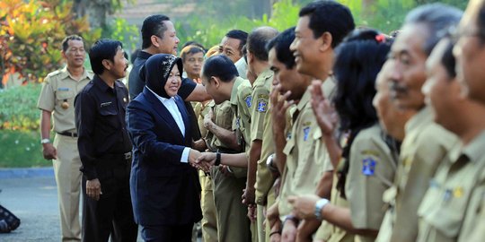 Apel terakhir, Risma-Whisnu minta PNS jaga integritas di Pilkada