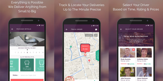 Etobee, revolusi jasa pengiriman barang hanya dengan aplikasi mobile