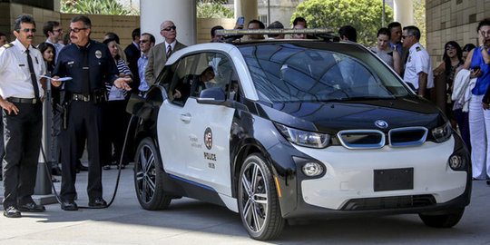 Keren, BMW i3 jadi mobil dinas polisi Los Angeles