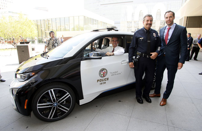 bmw i3 kepolisian los angeles