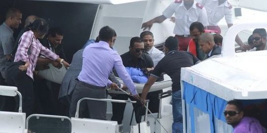 Pulang berhaji, kapal ditumpangi Presiden Maladewa meledak