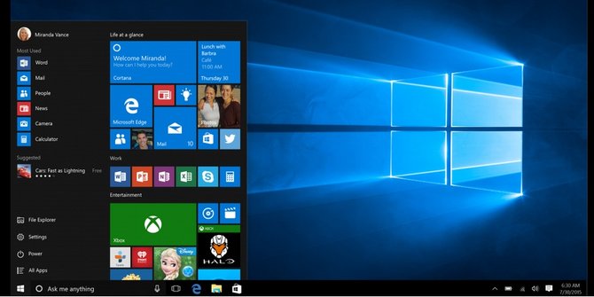 2 Bulan diluncurkan, lebih dari 100 juta perangkat pakai Windows 10