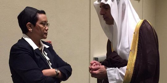 Bertemu Menlu Saudi, Menlu Retno singgung Tragedi Mina