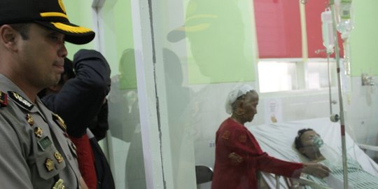 Perwakilan polisi jenguk Tosan di RS, janji selesaikan kasus
