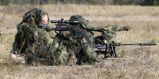 Sangarnya penembak jitu militer Ukraina