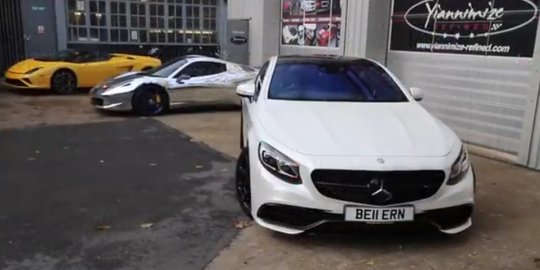 [Video] Saat Mercedes-Benz S63 AMG Coupe milik Bellerin dimodifikasi