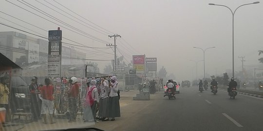 Bencana asap, Menteri Yohana ingin pelajar di Riau tetap sekolah