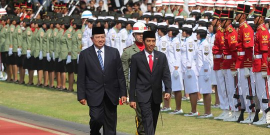 SBY harap Jokowi teruskan modernisasi TNI dan kesejahteraan prajurit