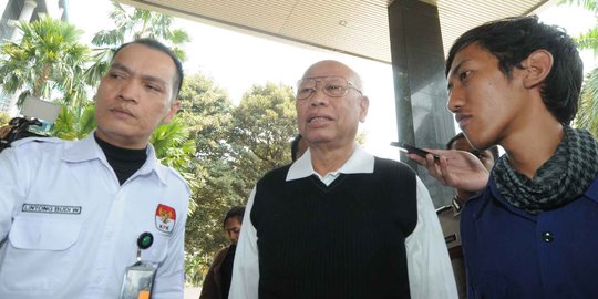 Ketua Dewan Pers Bagir Manan mendatangi KPK