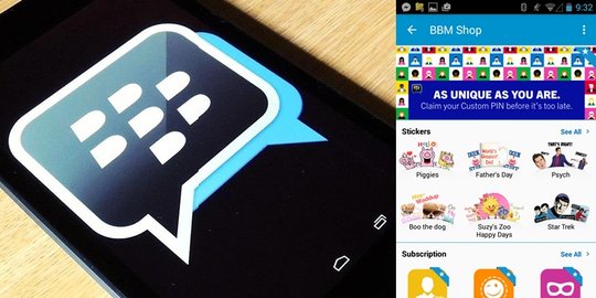 Blackberry update BBM, bisa kirim uang hingga dapat sticker baru