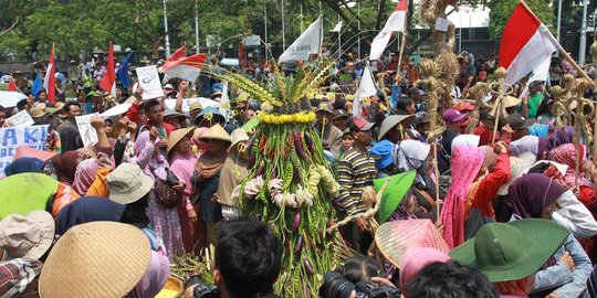 Aksi untuk Salim Kancil, petani juga desak korupsi pertanian diusut