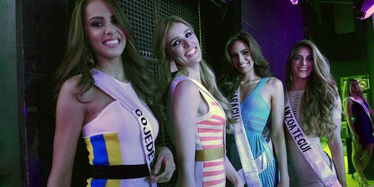 Cantiknya para kontestan calon Miss Venezuela