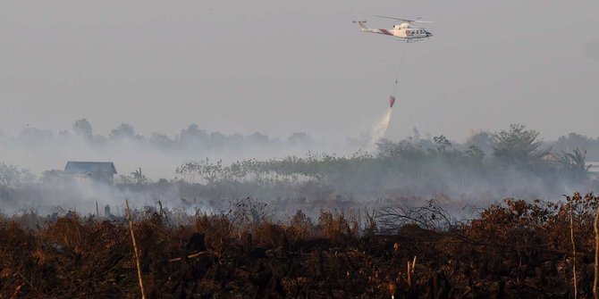 Indonesia luluh, akhirnya terima bantuan Singapura padamkan api