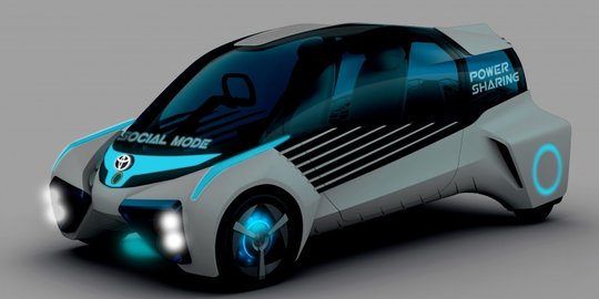 Toyota FCV Plus, mobil konsep yang bikin 'geleng-geleng'