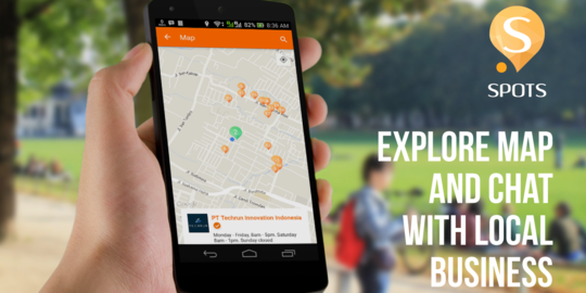 Techrun rilis Spots, aplikasi untuk promosi bisnis di Android