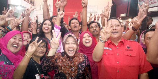 Risma diperintah Megawati jaga tradisi kemenangan PDIP di Surabaya