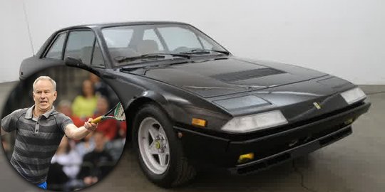 Legenda Tenis John McEnroe jual Ferrari 400I, ada yang minat?