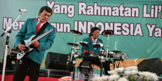 Rhoma Irama paparkan visi misi Partai Idaman lewat alunan lagu