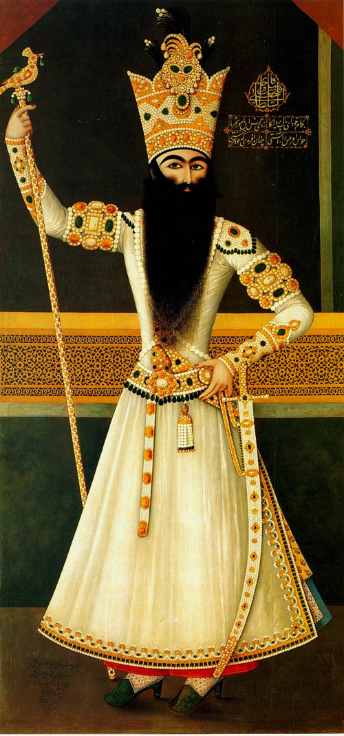 lukisan di istana fath ali shah qajar