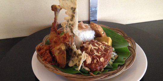 Nasi pecel disulap jadi suguhan berkelas di hotel berbintang Bandung