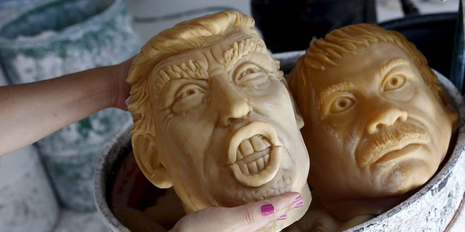 Topeng El Chapo dan Donald Trump siap semarakkan Halloween