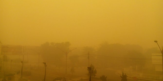Kabut asap Palangkaraya makin tebal, pemerintah didesak cari solusi