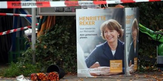Baik pada pengungsi, calon walikota di Jerman ditusuk sampai kritis